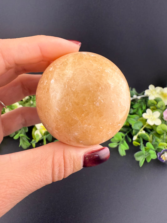 Orange Calcite Sphere