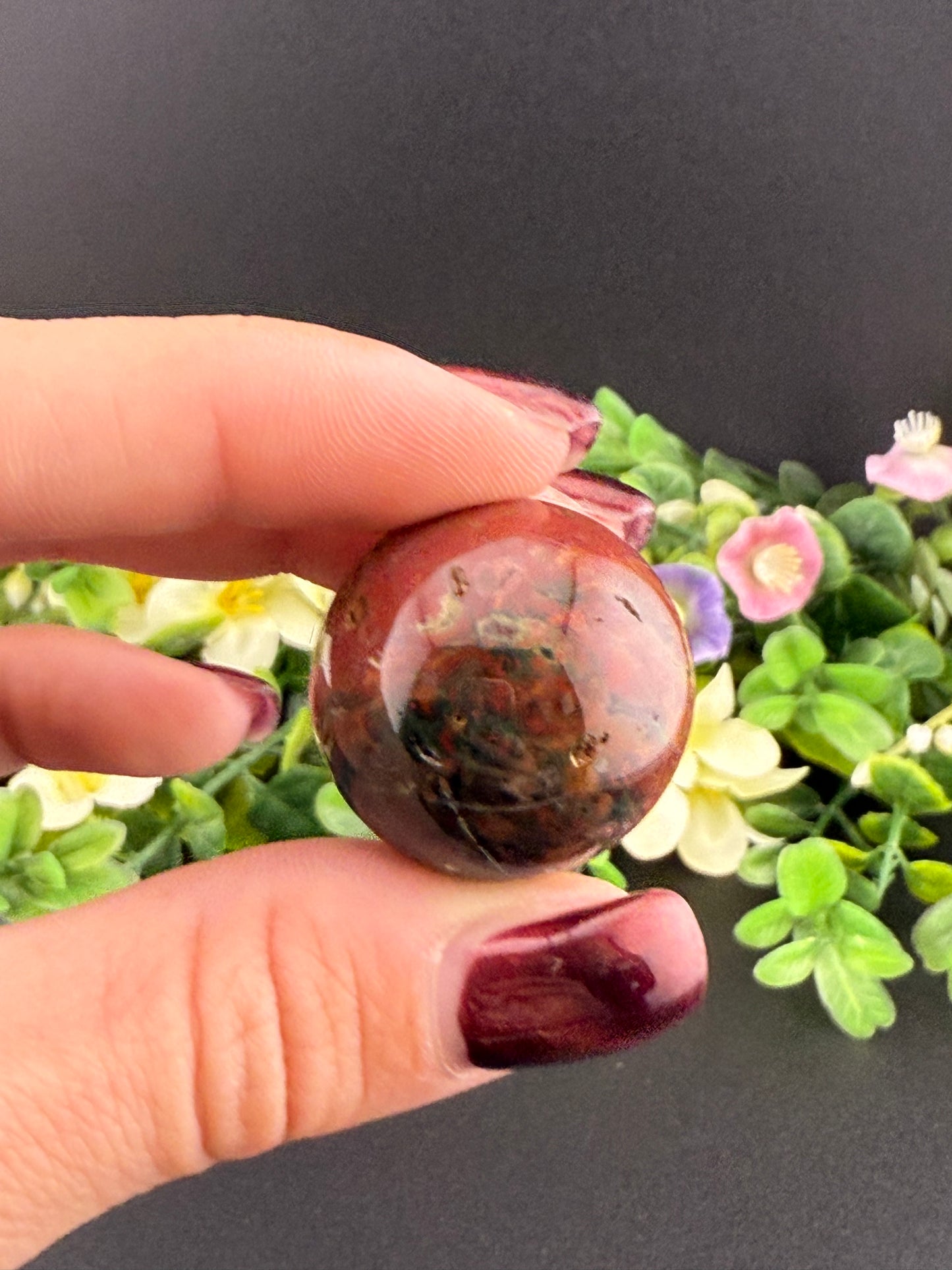 Small Ocean Jasper Spheres