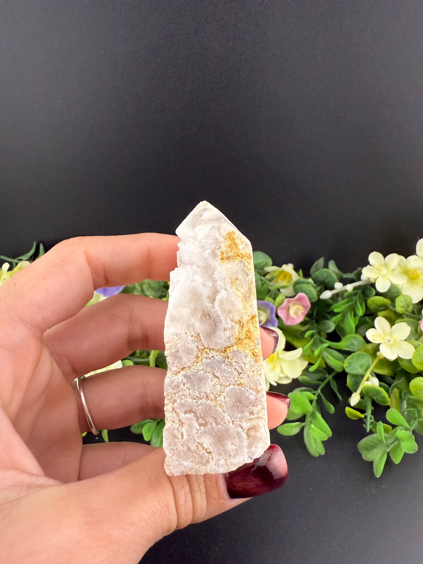 Druzy Quartz Tower