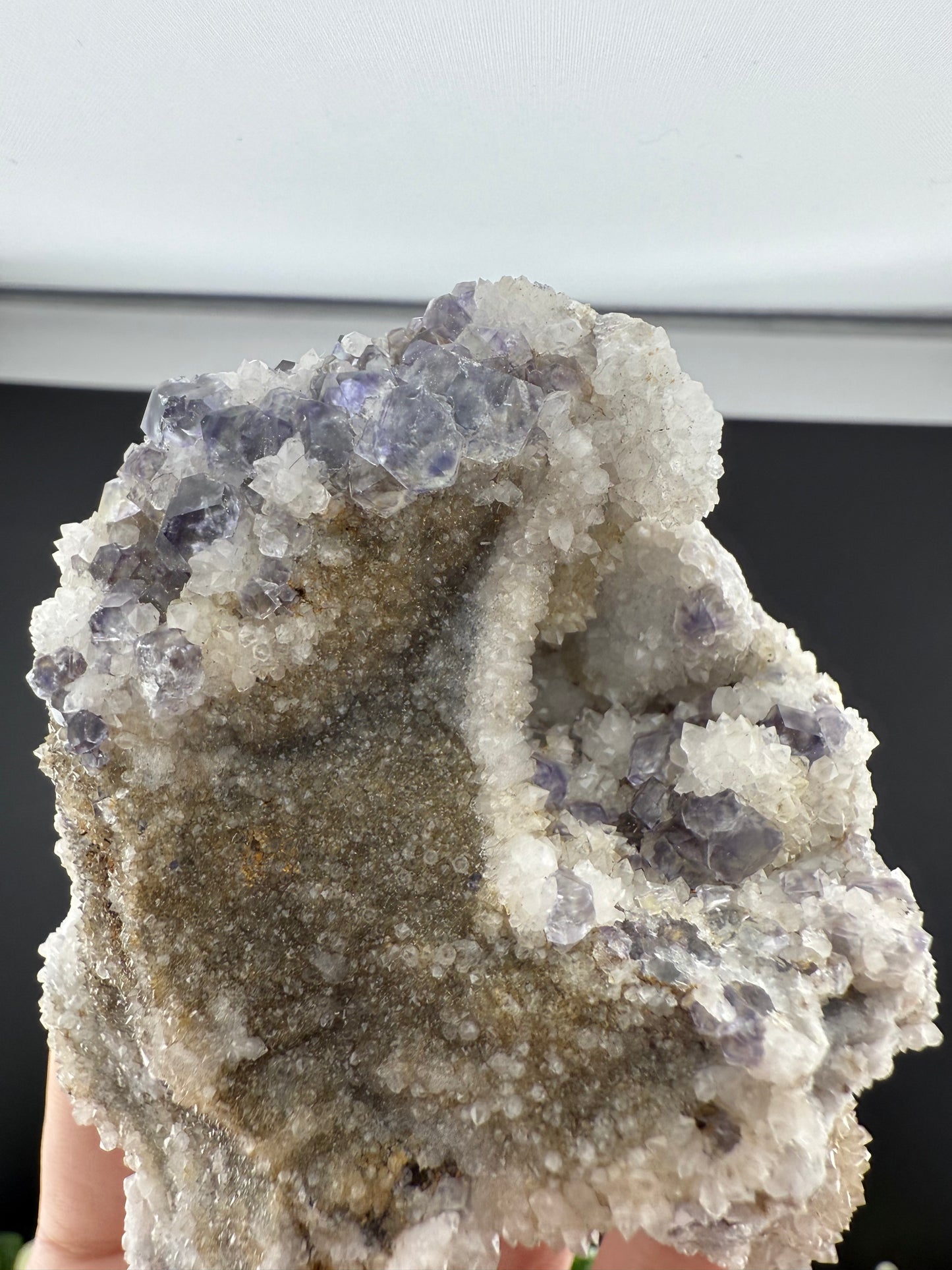 Big Blue Heart Fluorite Specimen