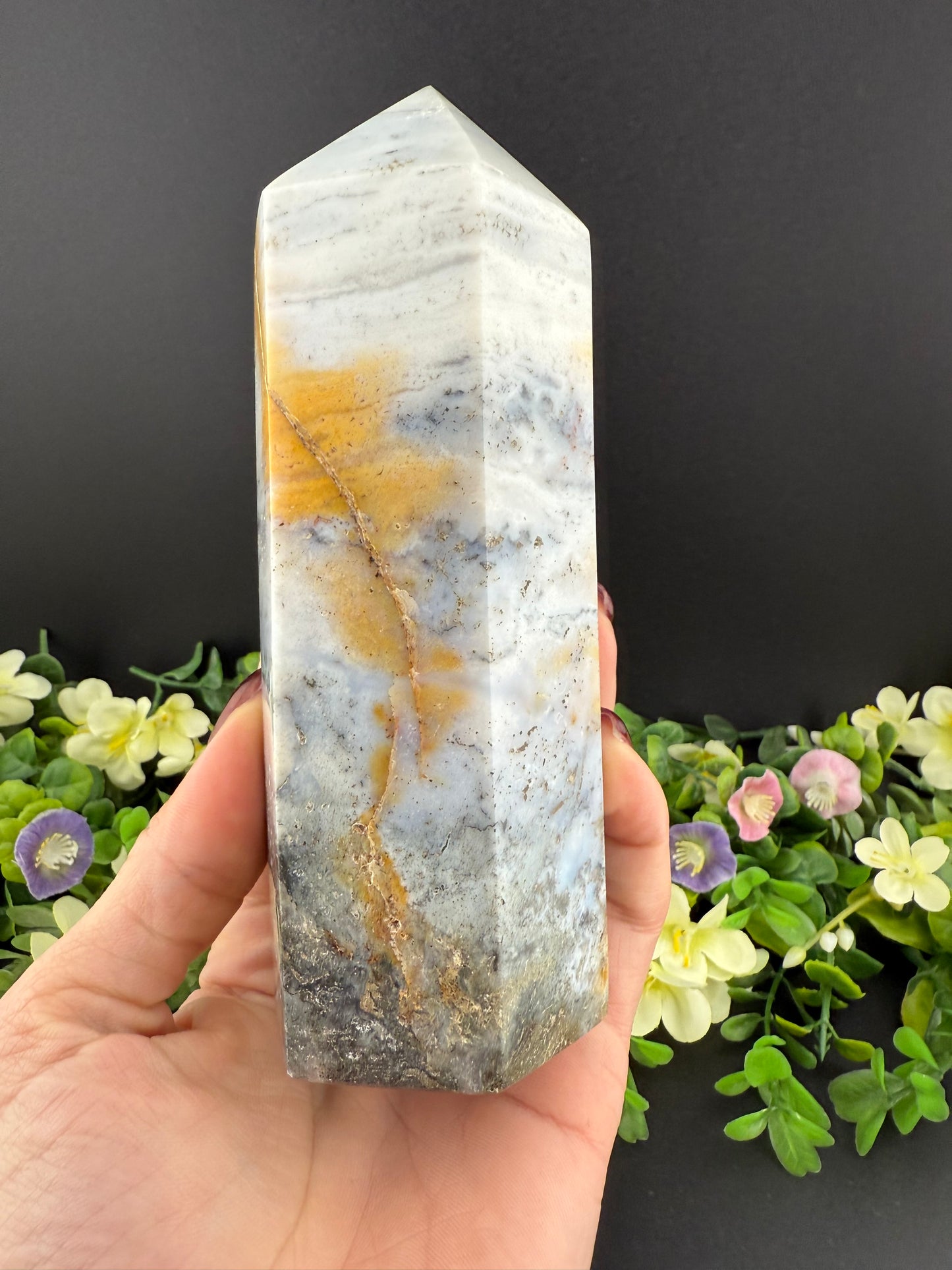 Chunky Ocean Jasper Tower