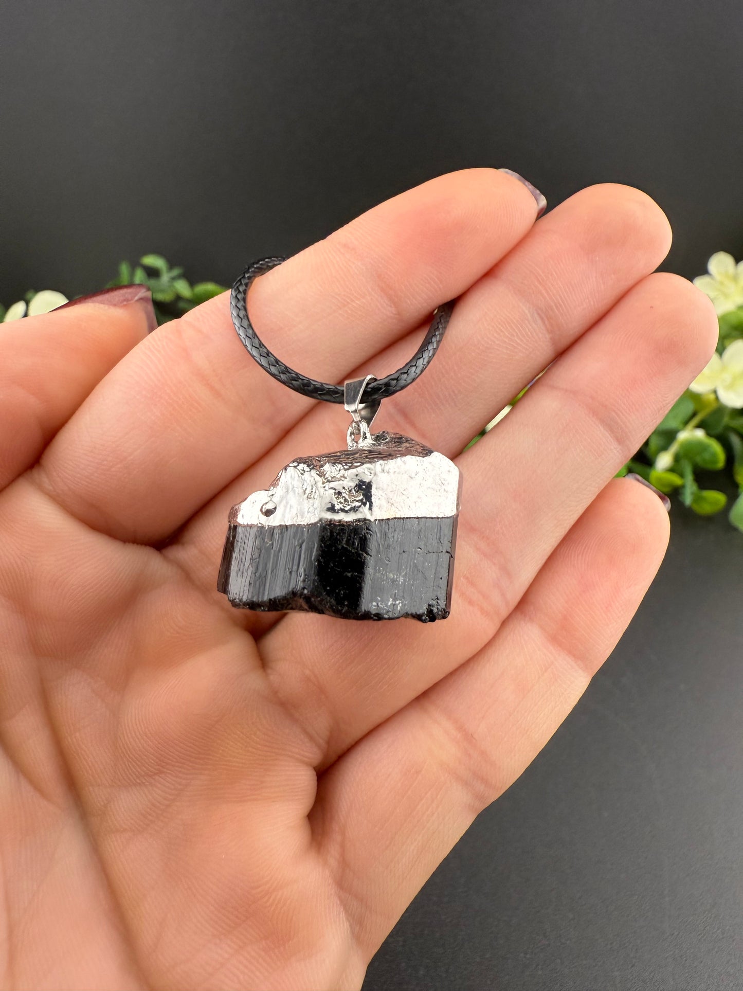 Black Tourmaline Necklace #1