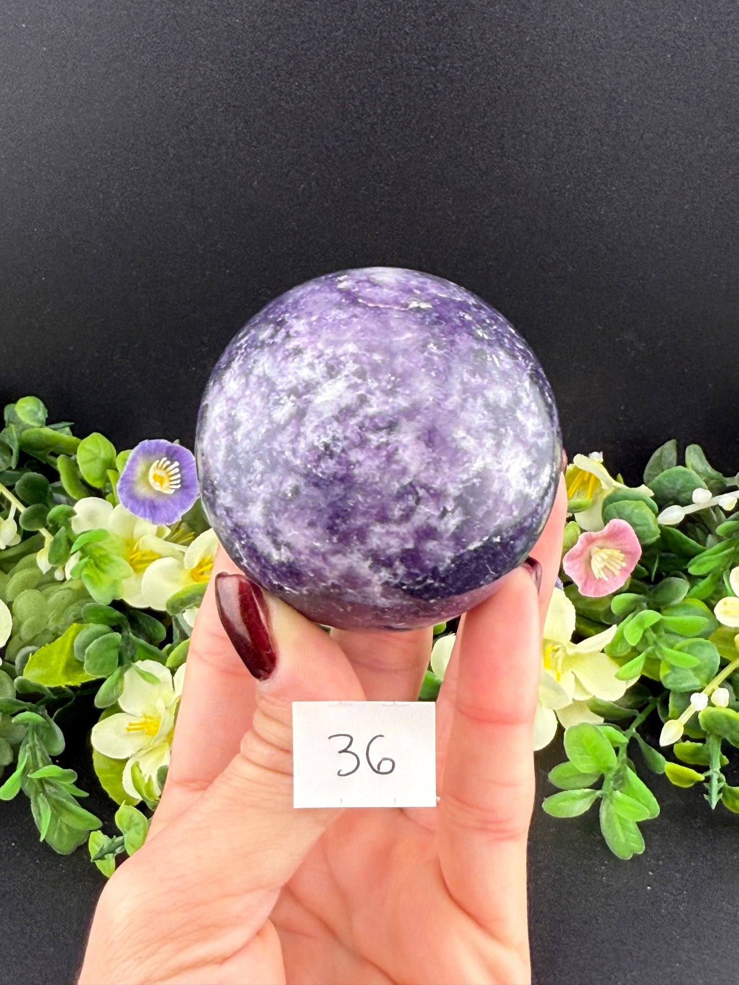 Lepidolite Spheres