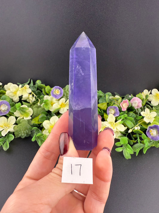 Purple Fluorite Towers