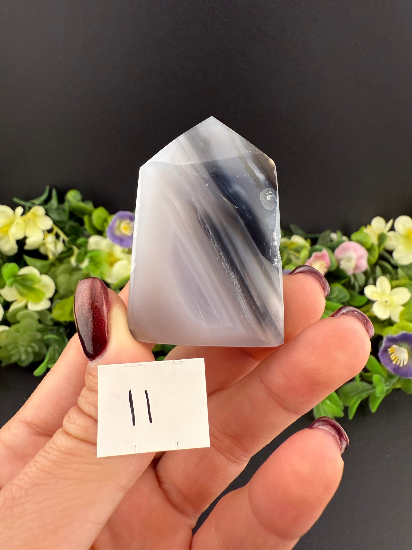 Small Druzy Agate Towers