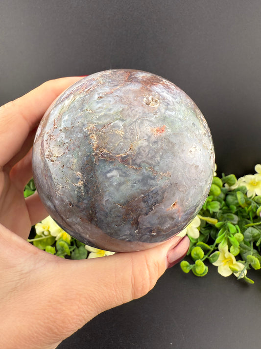 Colorful Moss Agate Sphere