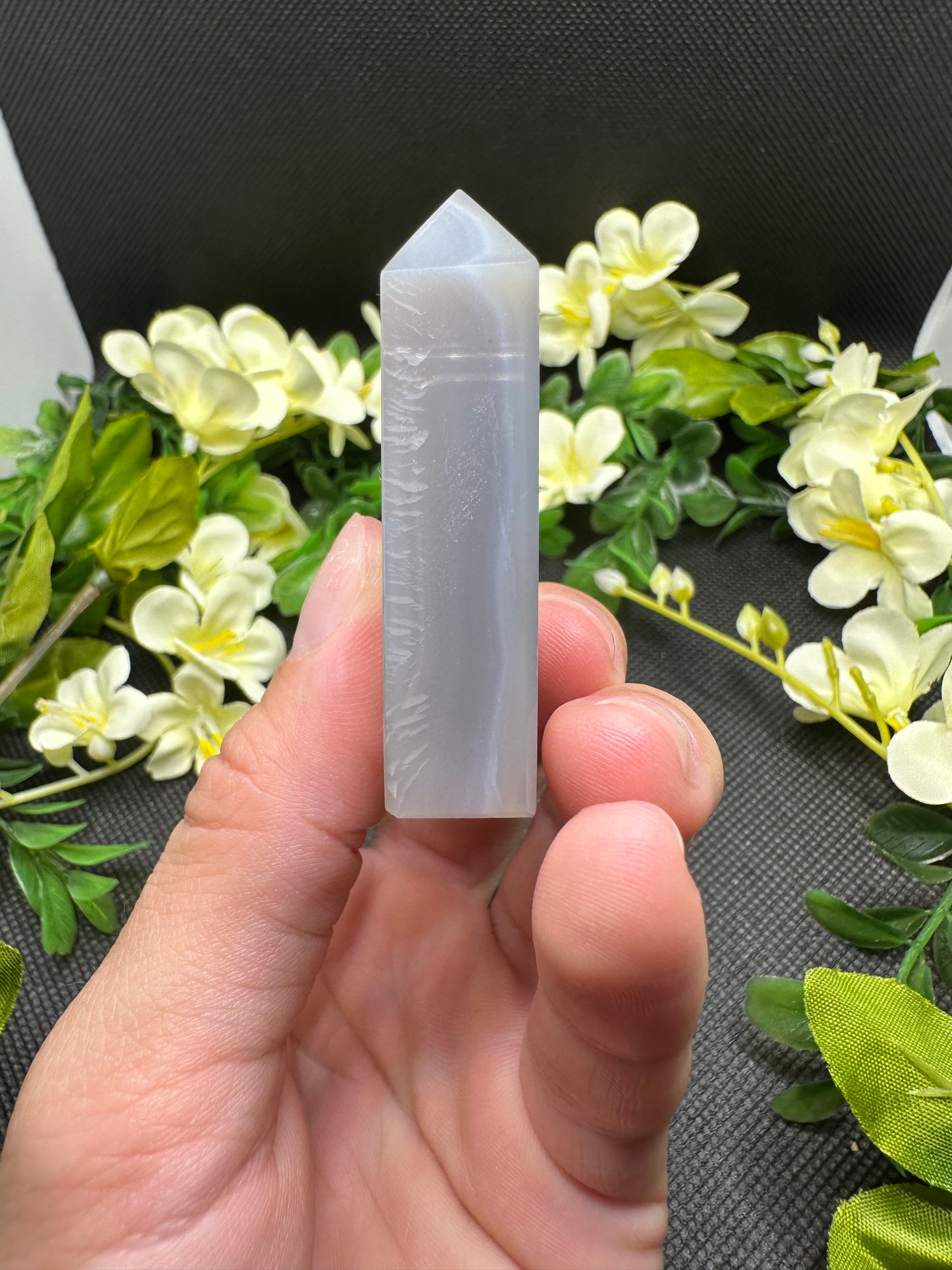 Small Druzy Agate Tower