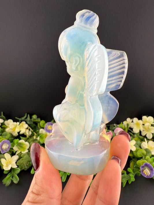 Opalite Fairy Carving