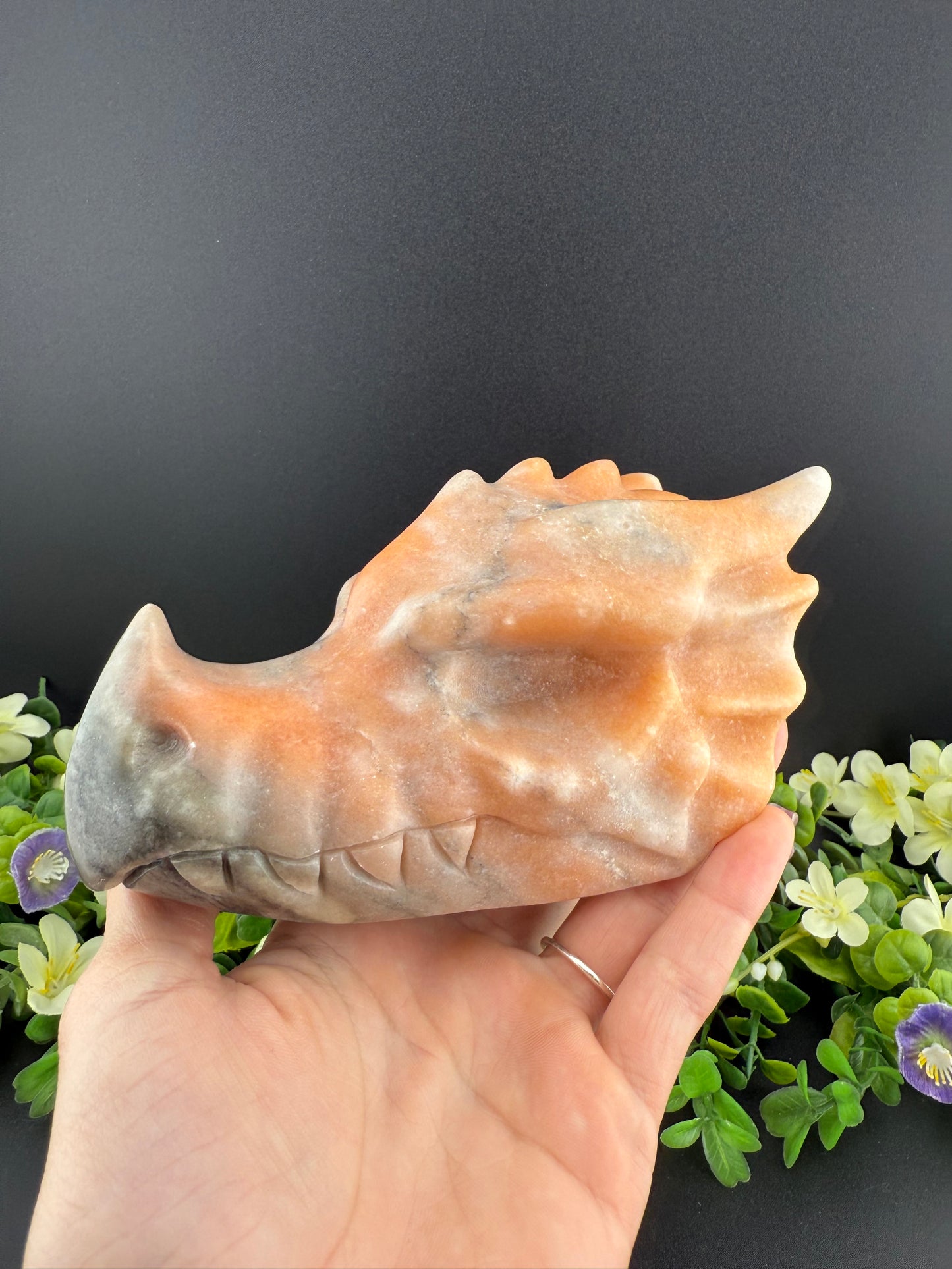Big Calcite Dragon Head