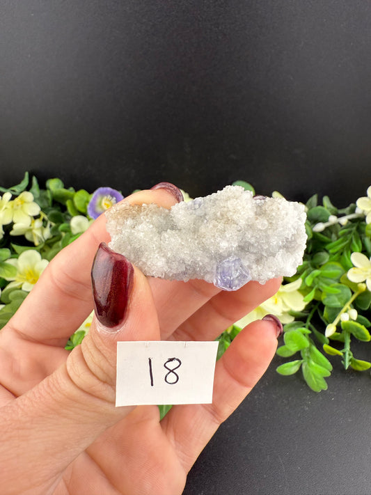 Blue Heart Fluorites