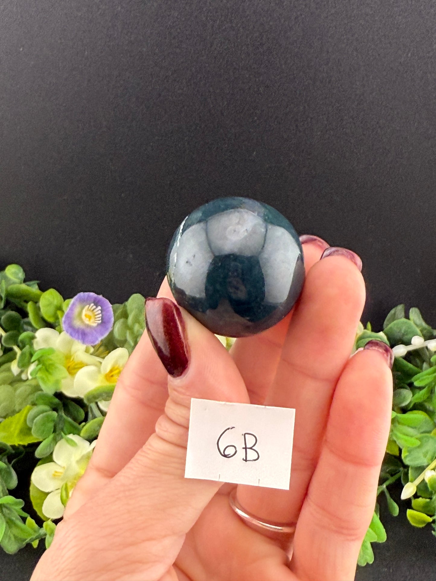 Small Ocean Jasper Spheres