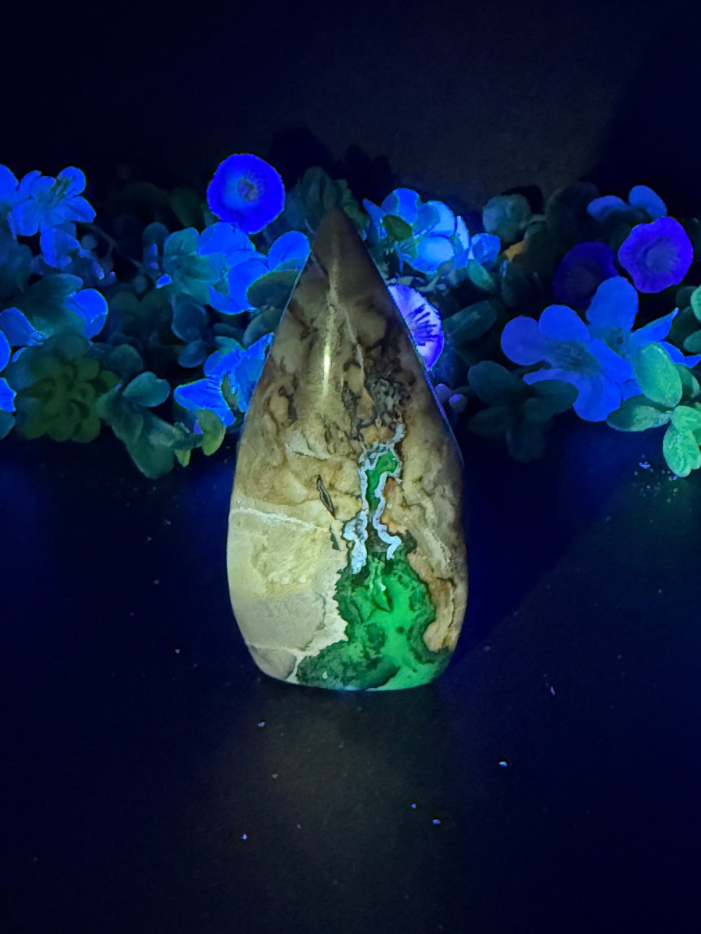 Volcano Agate Teardrop
