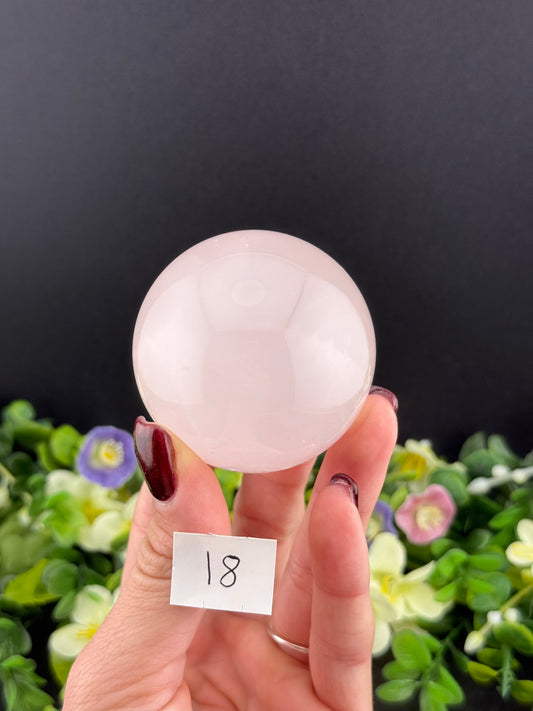 Rose Quartz Spheres