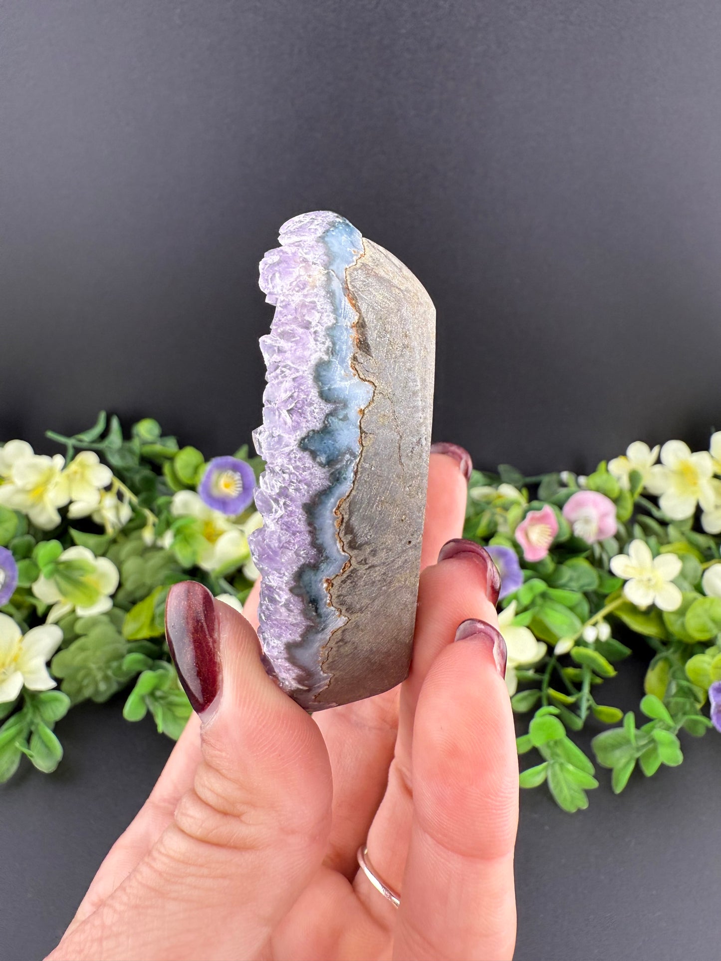 Amethyst Geode Heart