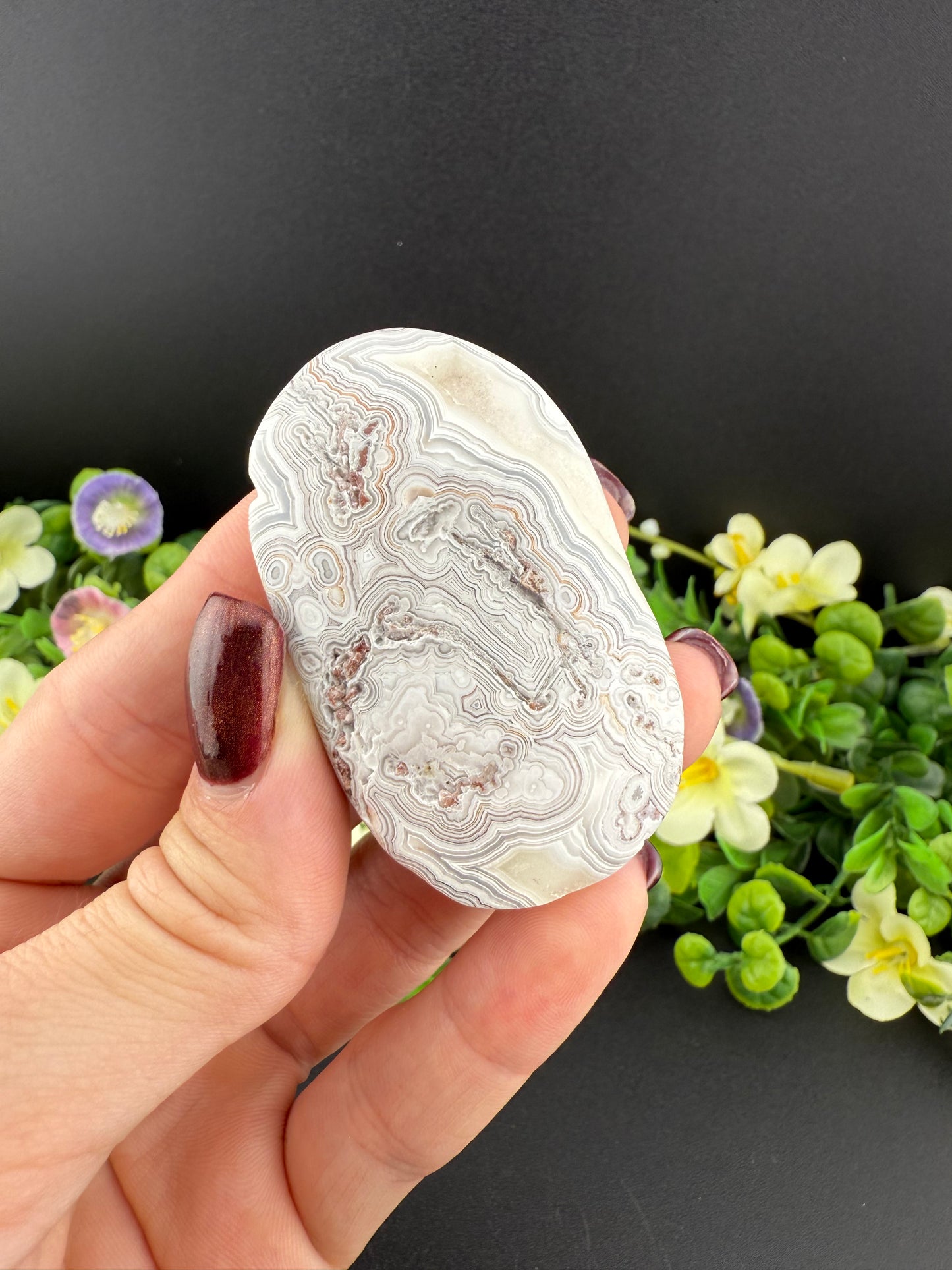Mexican Crazy Lace Agate Palmstones {Intuitively Chosen}