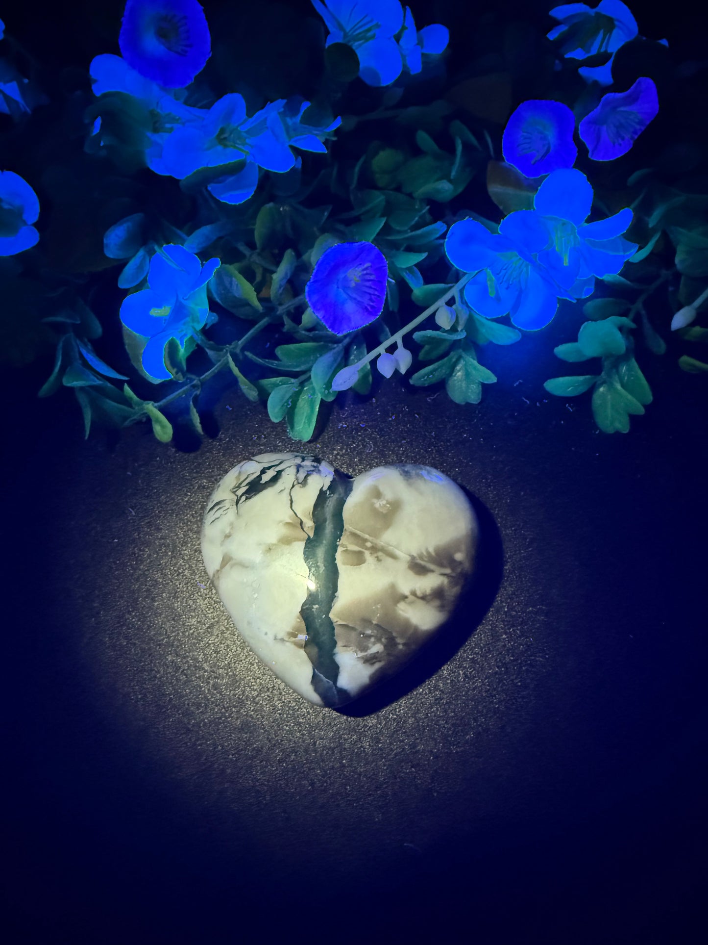 Volcano Agate Heart