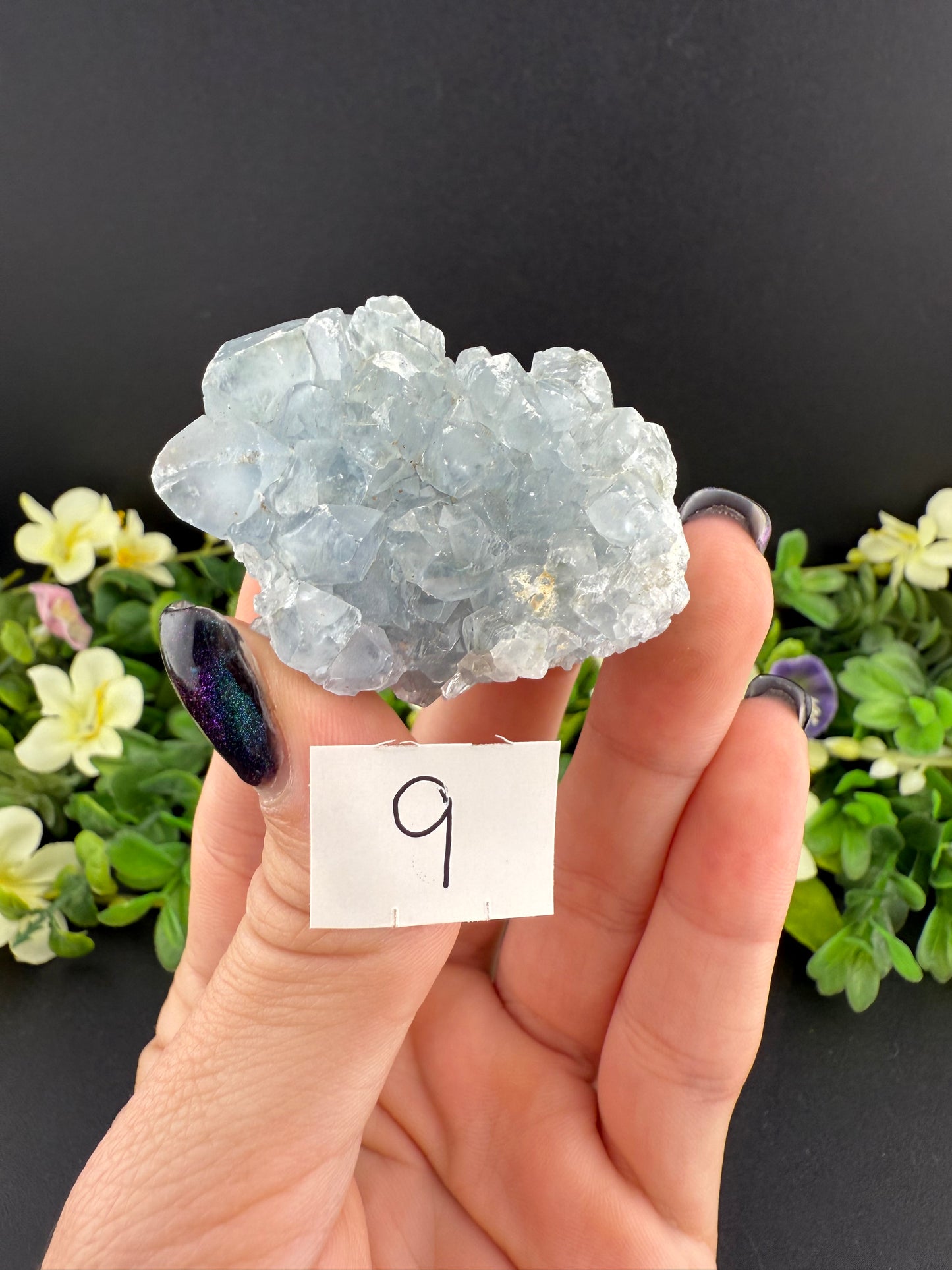 Blue Celestite Clusters