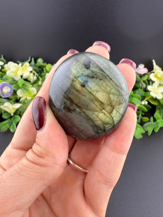 Labradorite Flat Palmstone