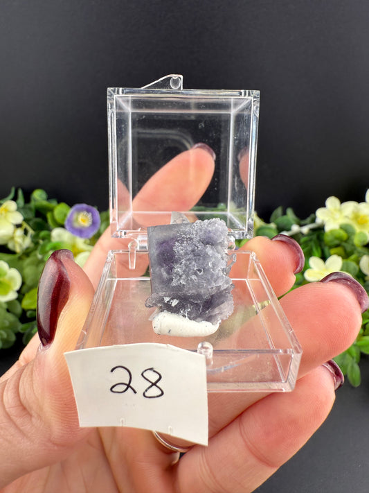 YGX Fluorites with Green Chlorite Inclusions