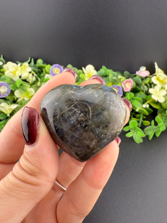 Small Labradorite Heart