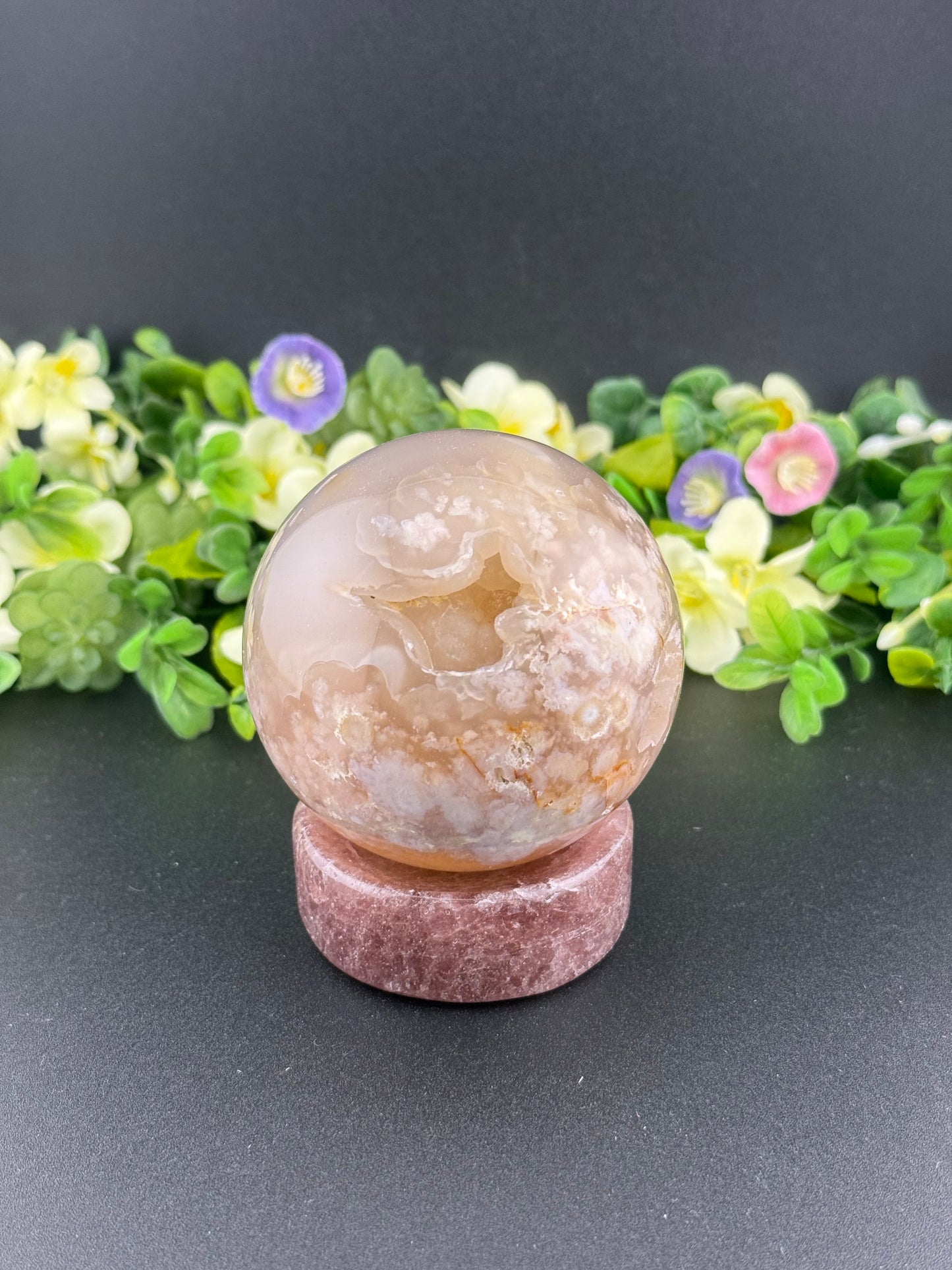 Strawberry Quartz Sphere Holder