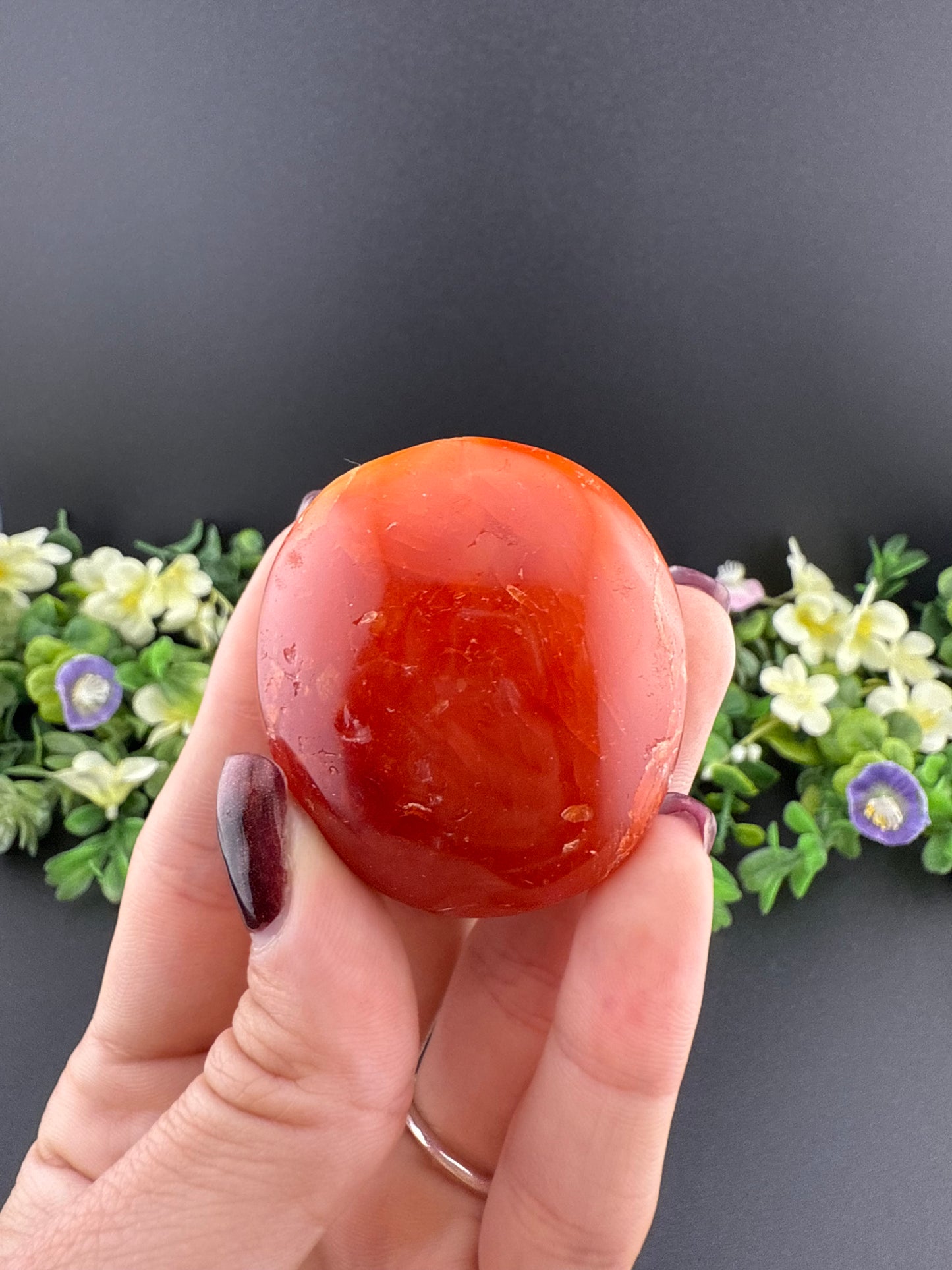 Red Agate Palmstone