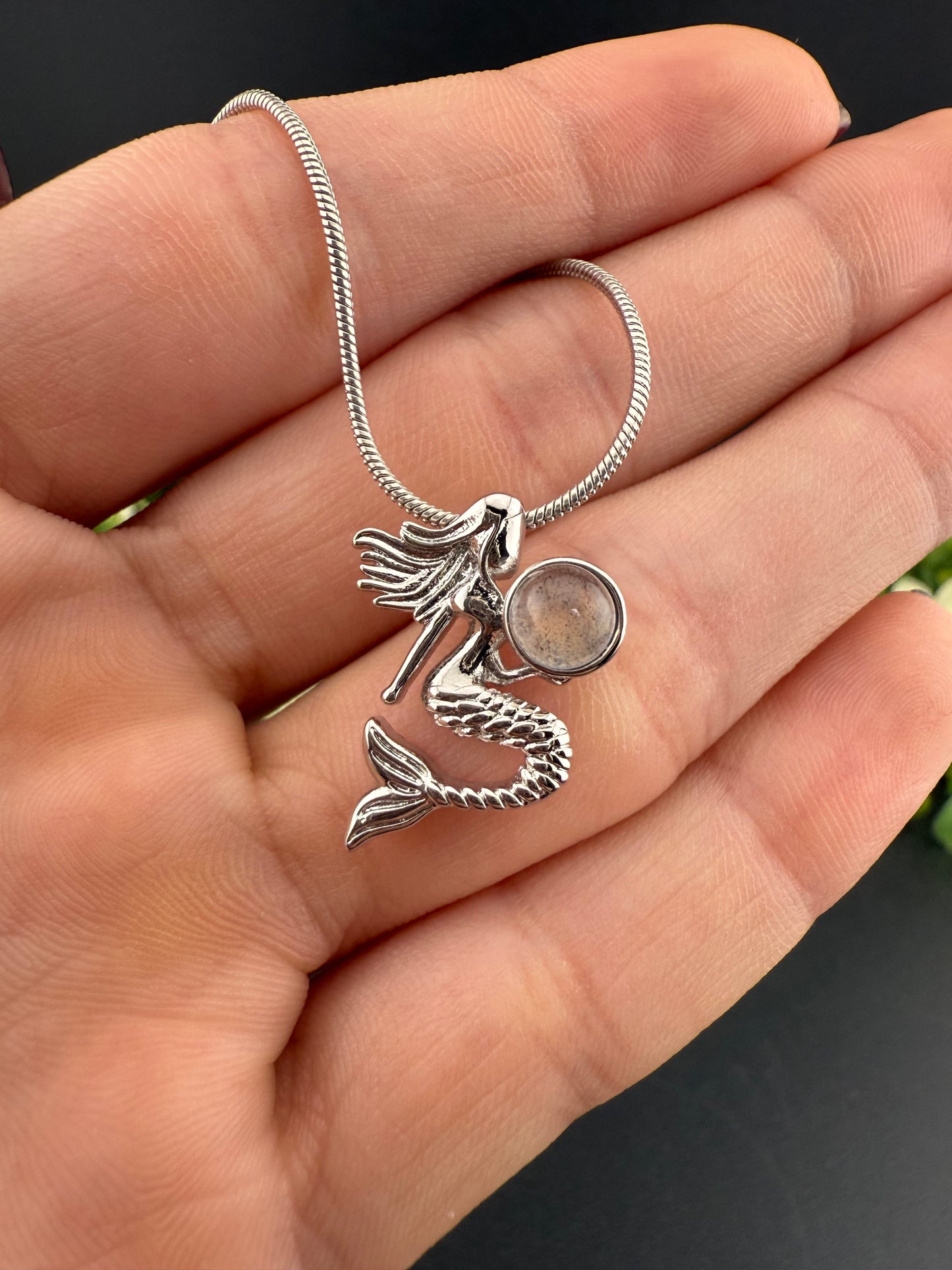 Labradorite Mermaid Pendant