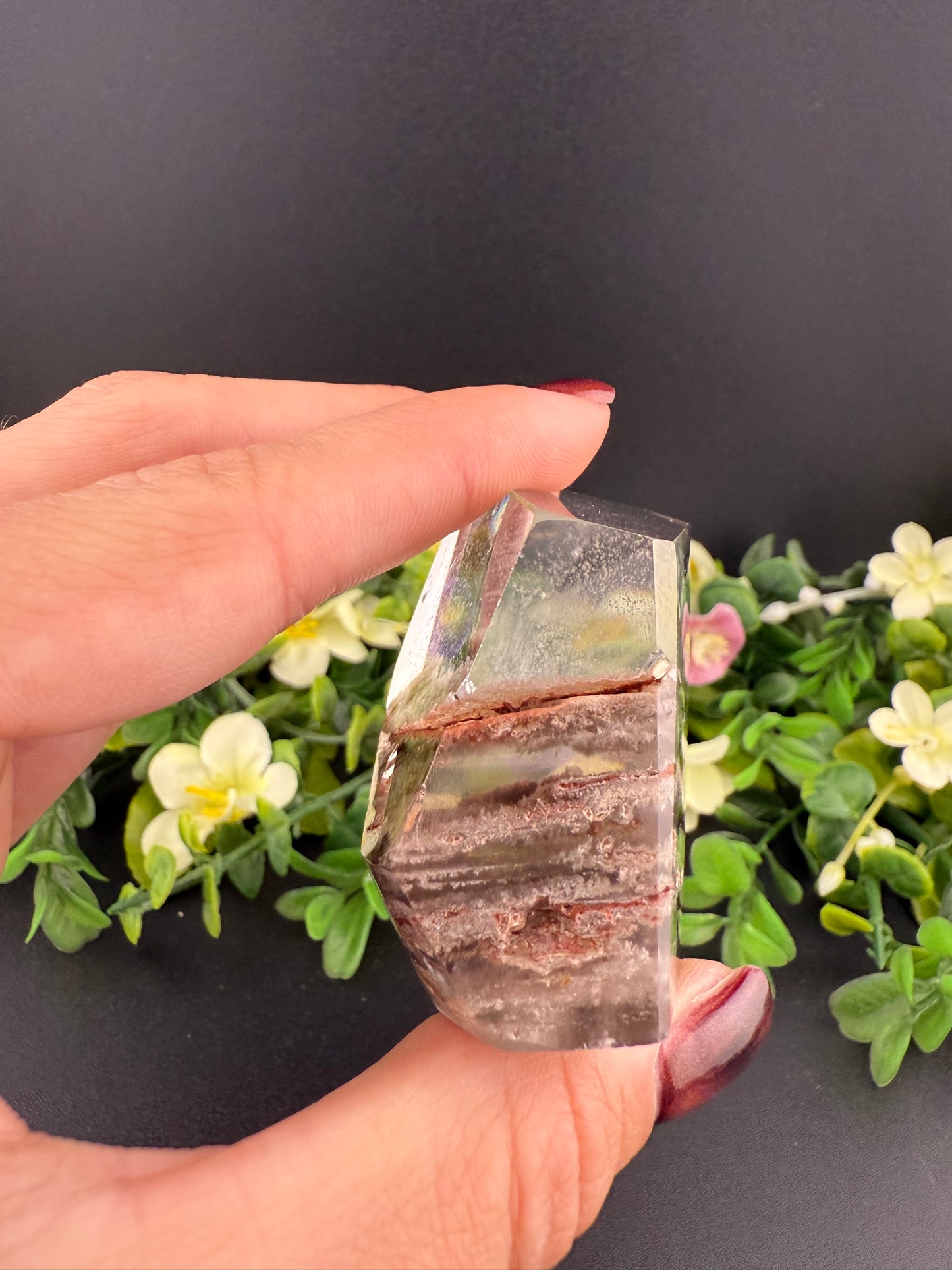 Thousand Layers Garden Quartz Freeform