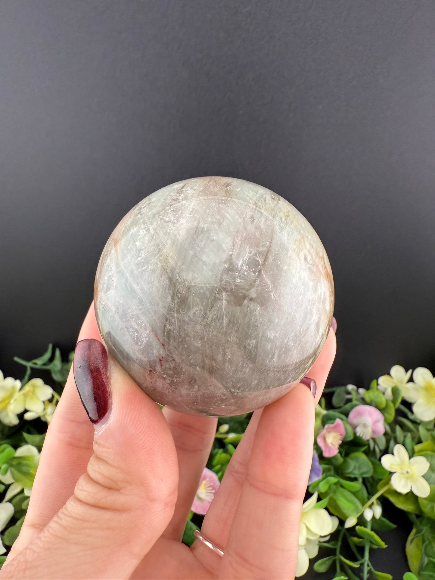 Thousand Layer Garden Quartz Sphere