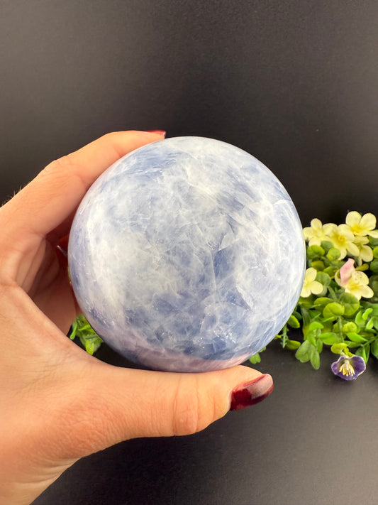 Big Blue Calcite Sphere