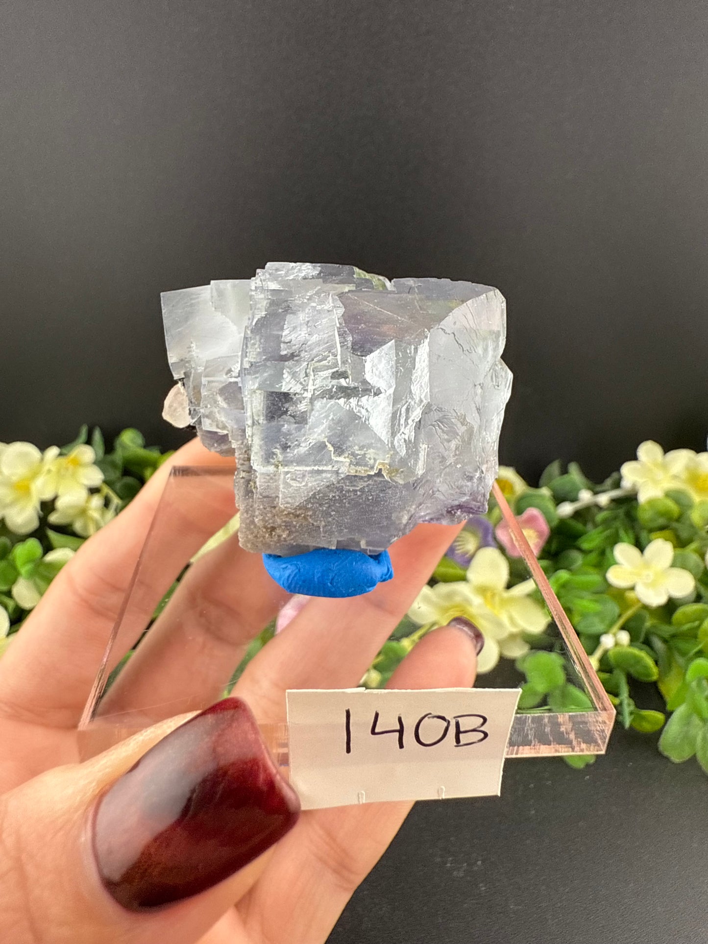 YGX Fluorite with Bismuthinite Inclusions
