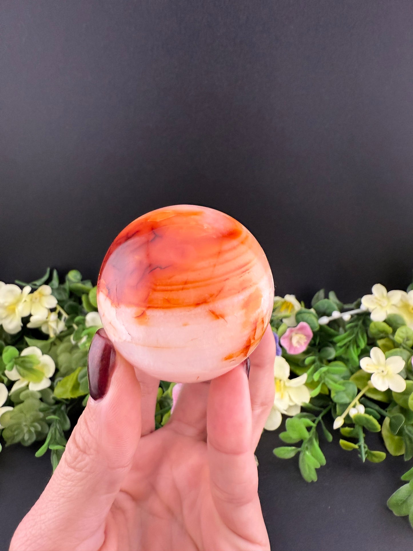 Small Carnelian Sphere