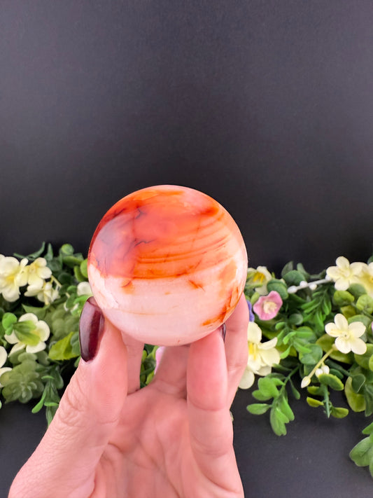 Small Carnelian Sphere