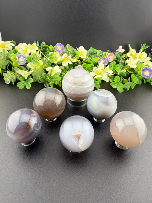 Small Agate Spheres