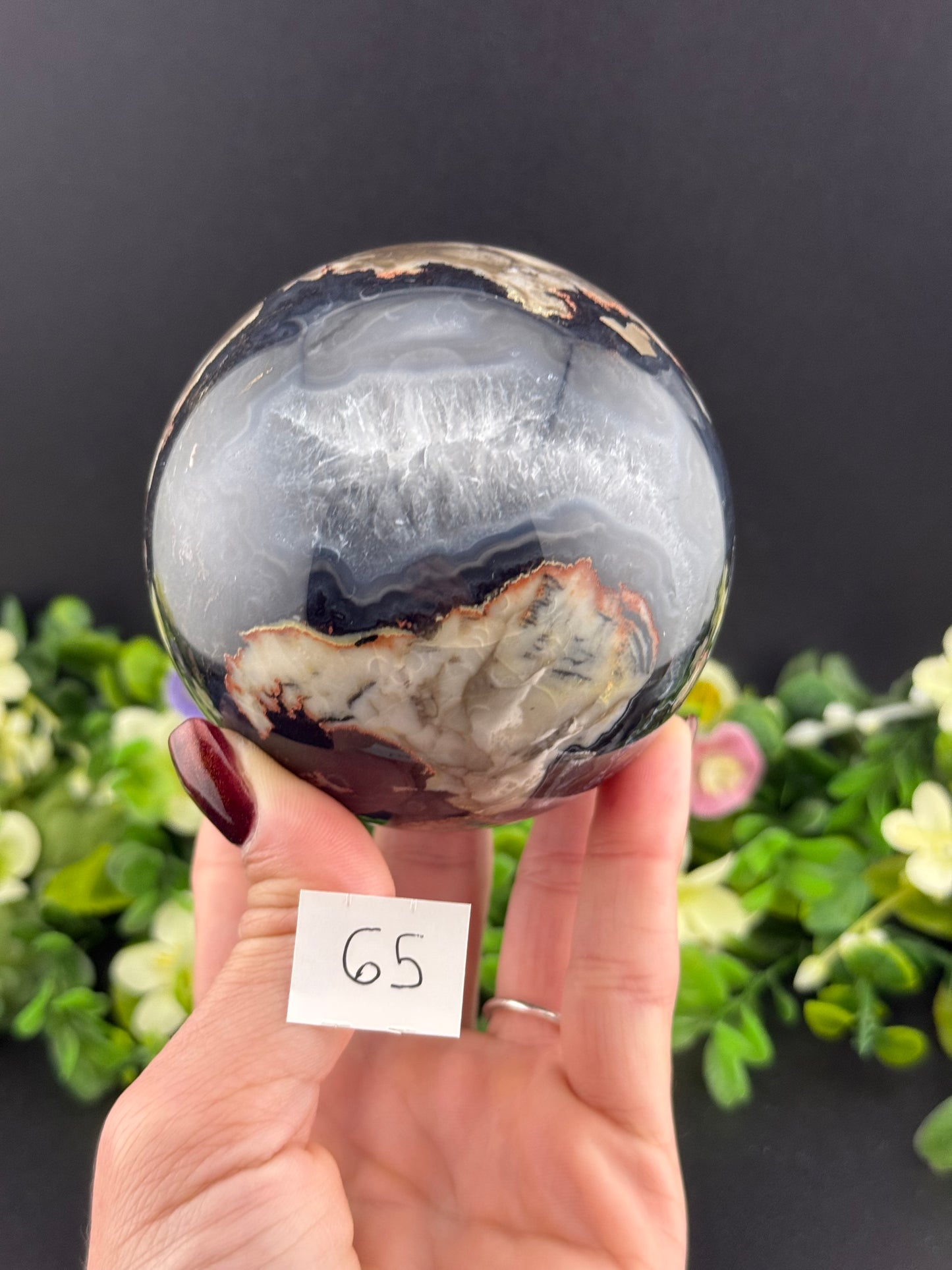 Volcano Agate Spheres