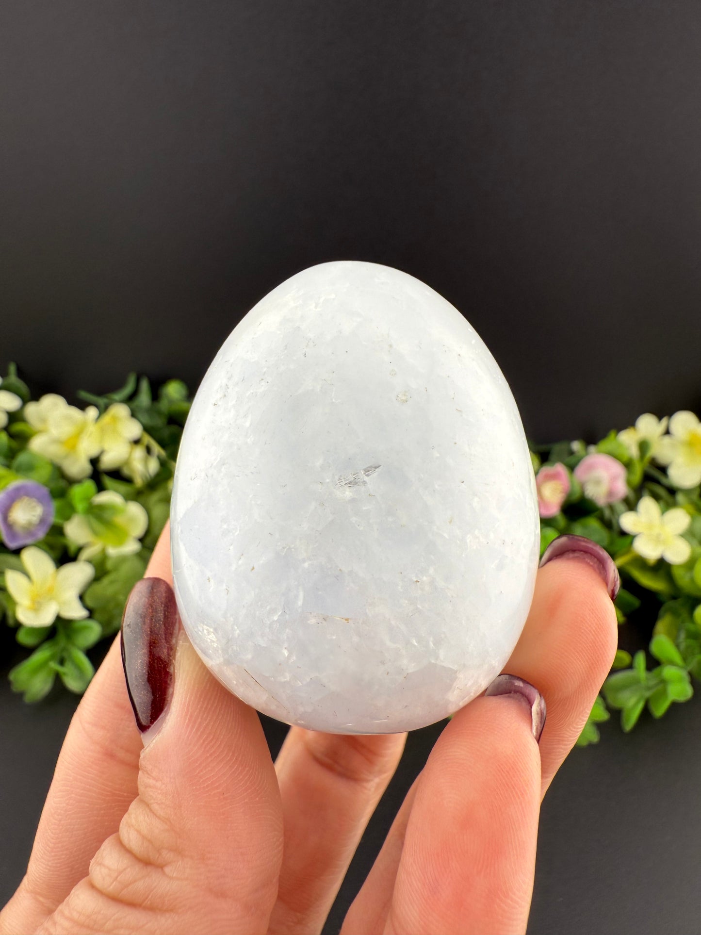 Blue Calcite Egg
