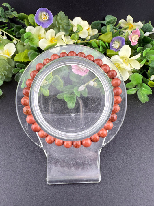 6mm Red Sandstone Bracelet