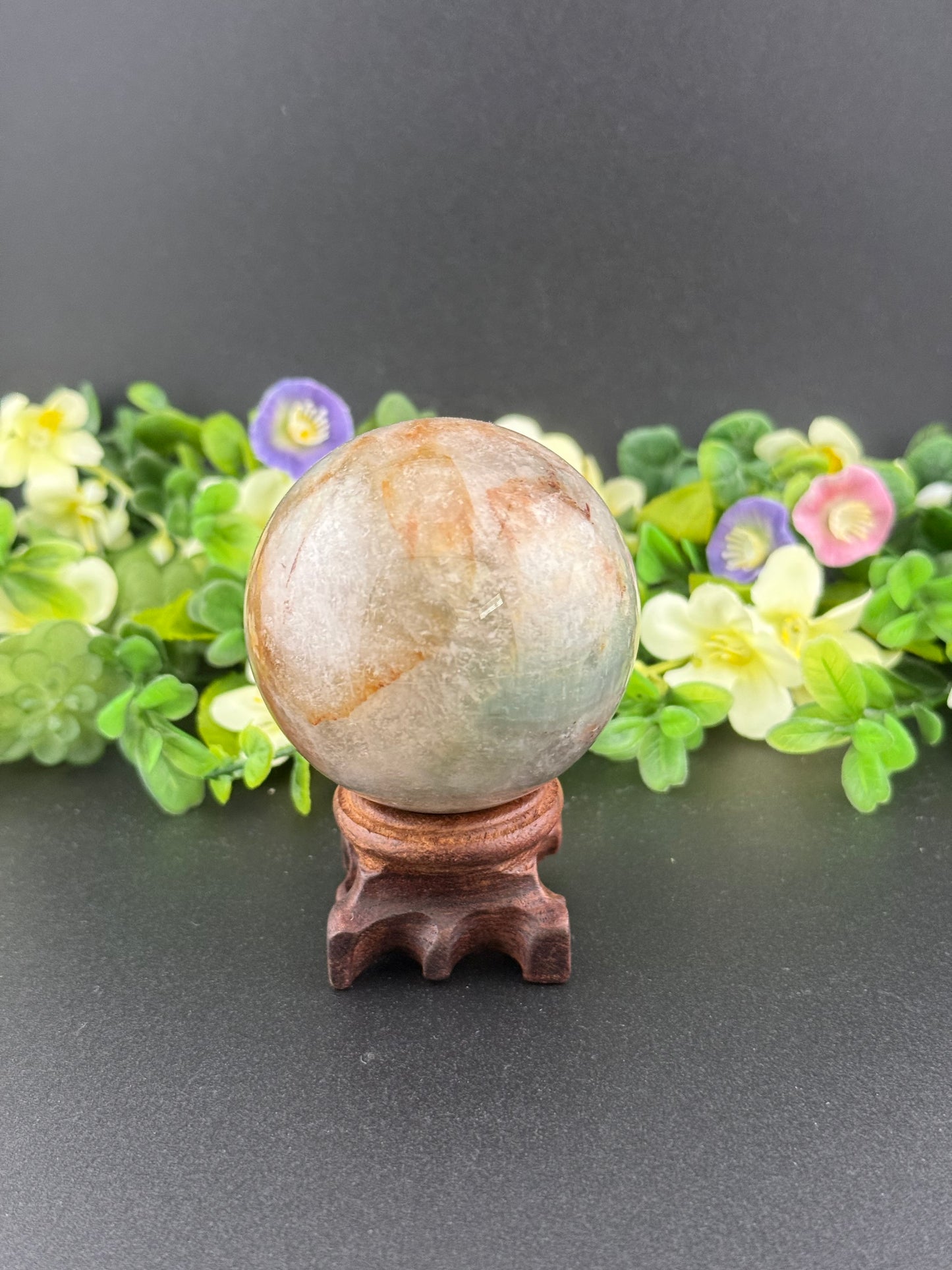 Wooden Sphere Stand