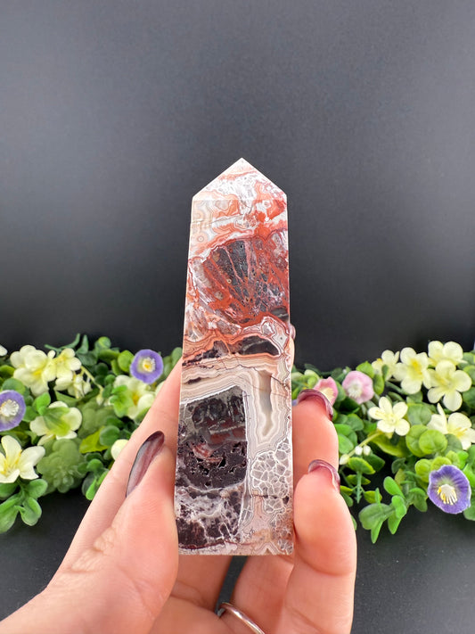Mexican Crazy Agate Tower