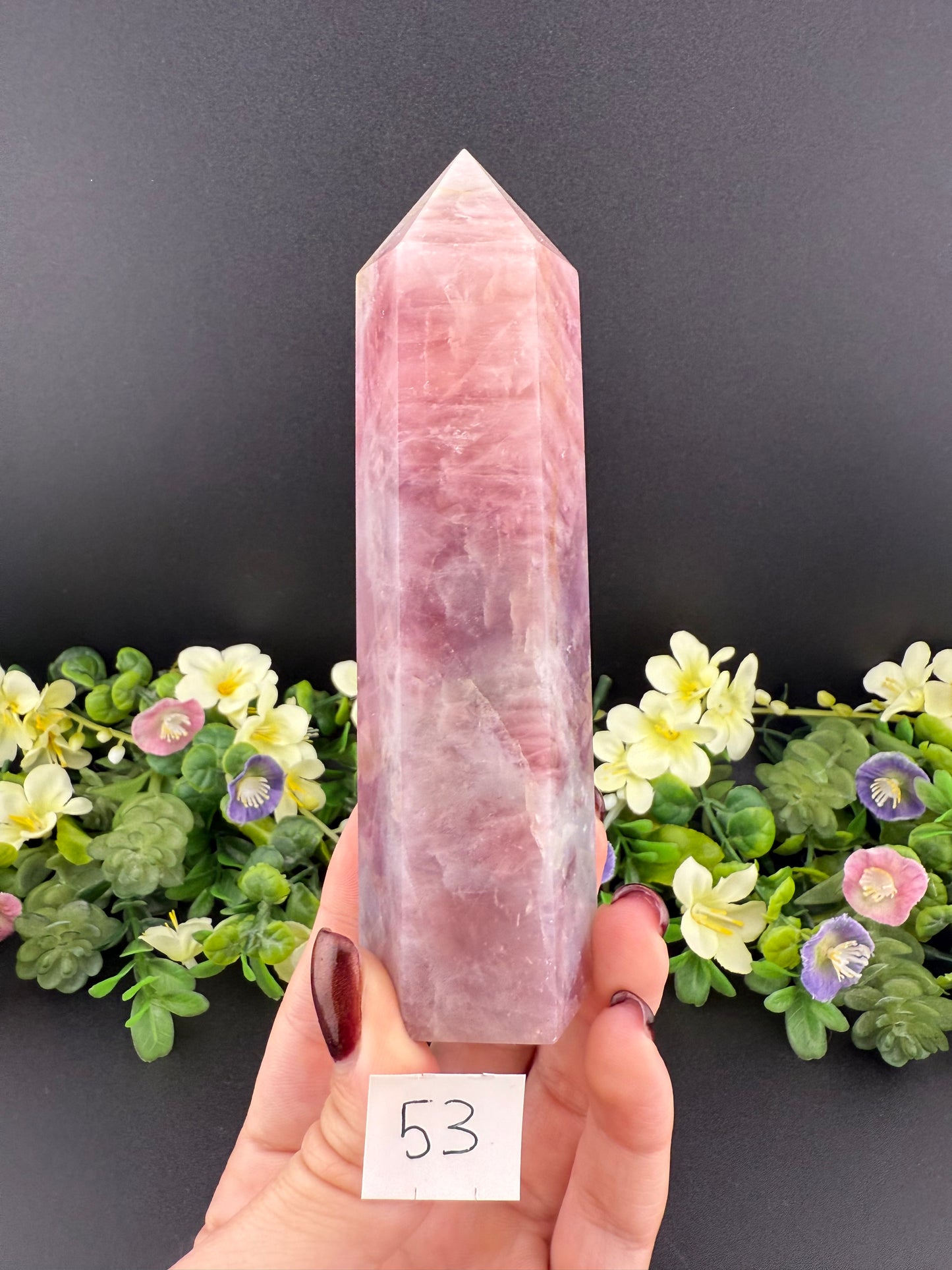 Lavender Rose Quartz Towers