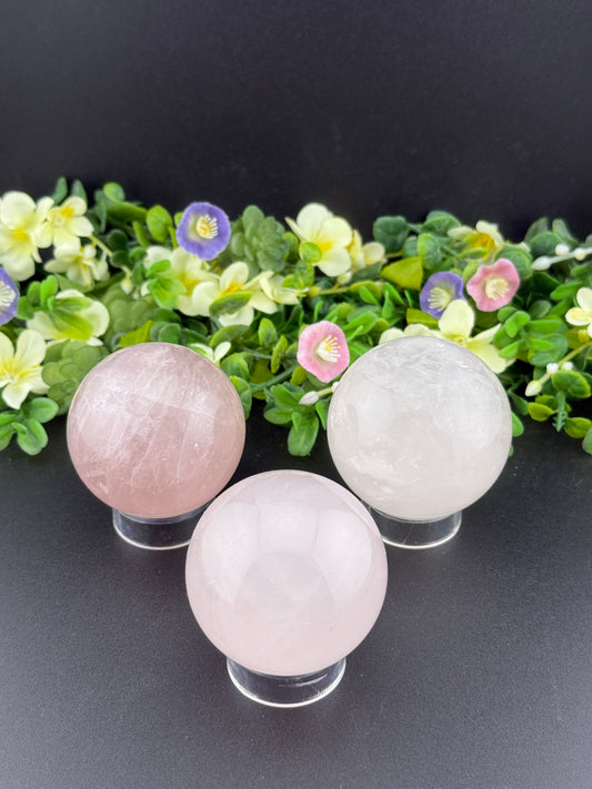 Rose Quartz Spheres