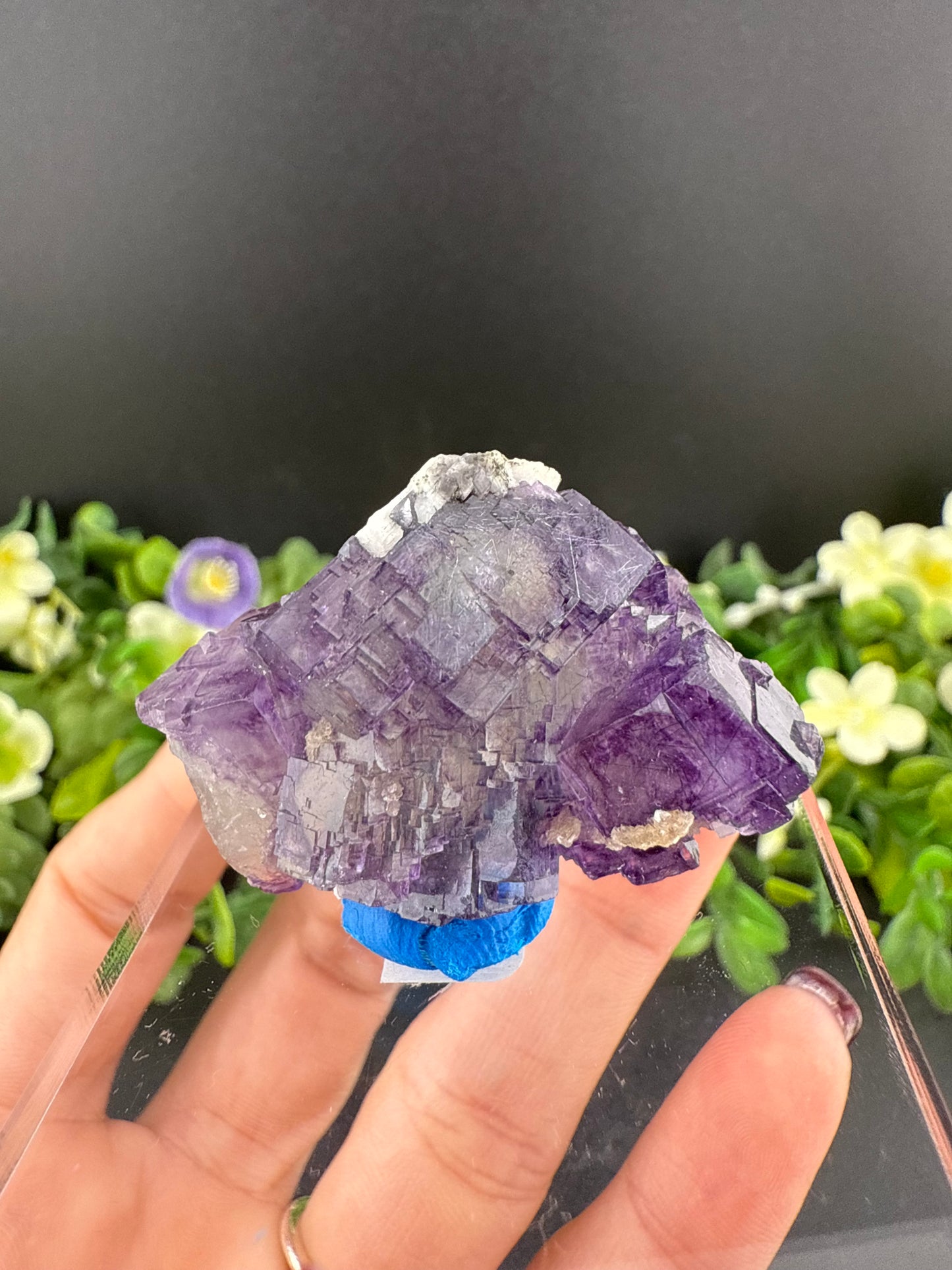 YGX Fluorite with Bismuthinite Inclusions