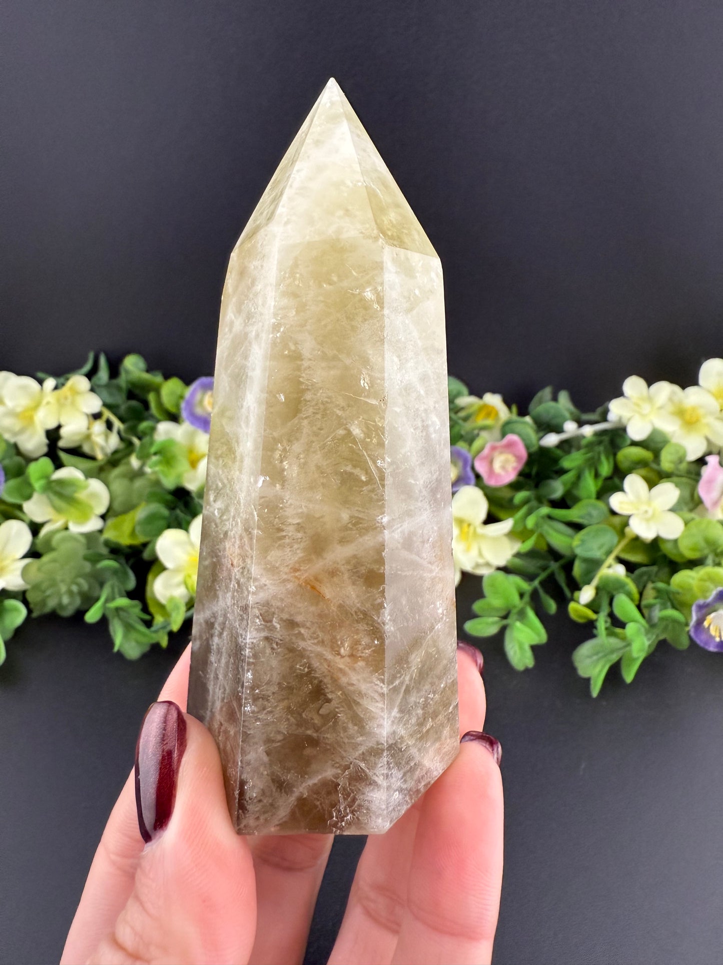 Smoky Lemon Quartz Tower