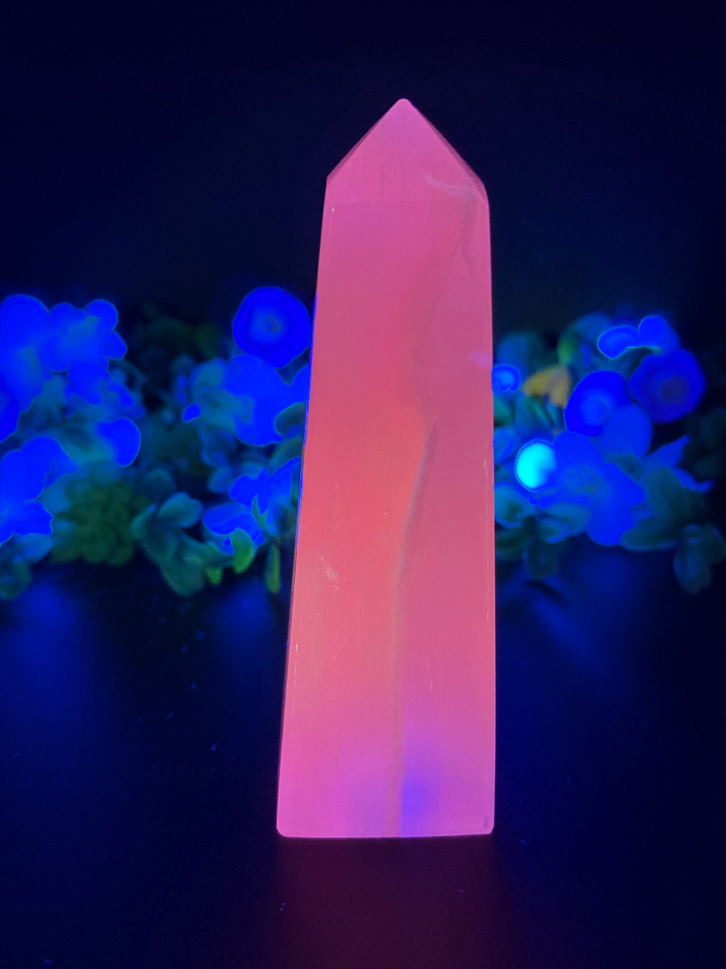 Pink Mangano Calcite Tower