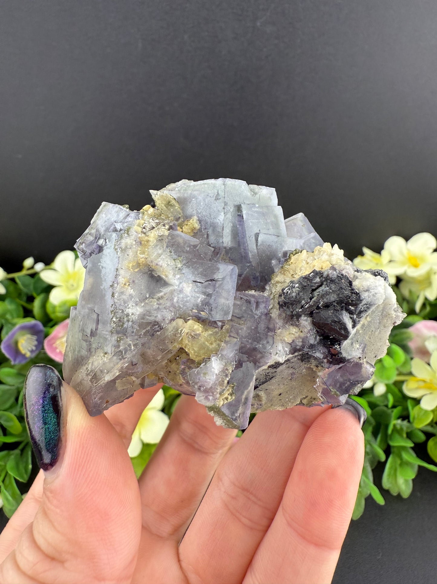 YGX Fluorite with Chlorite & Muscovite