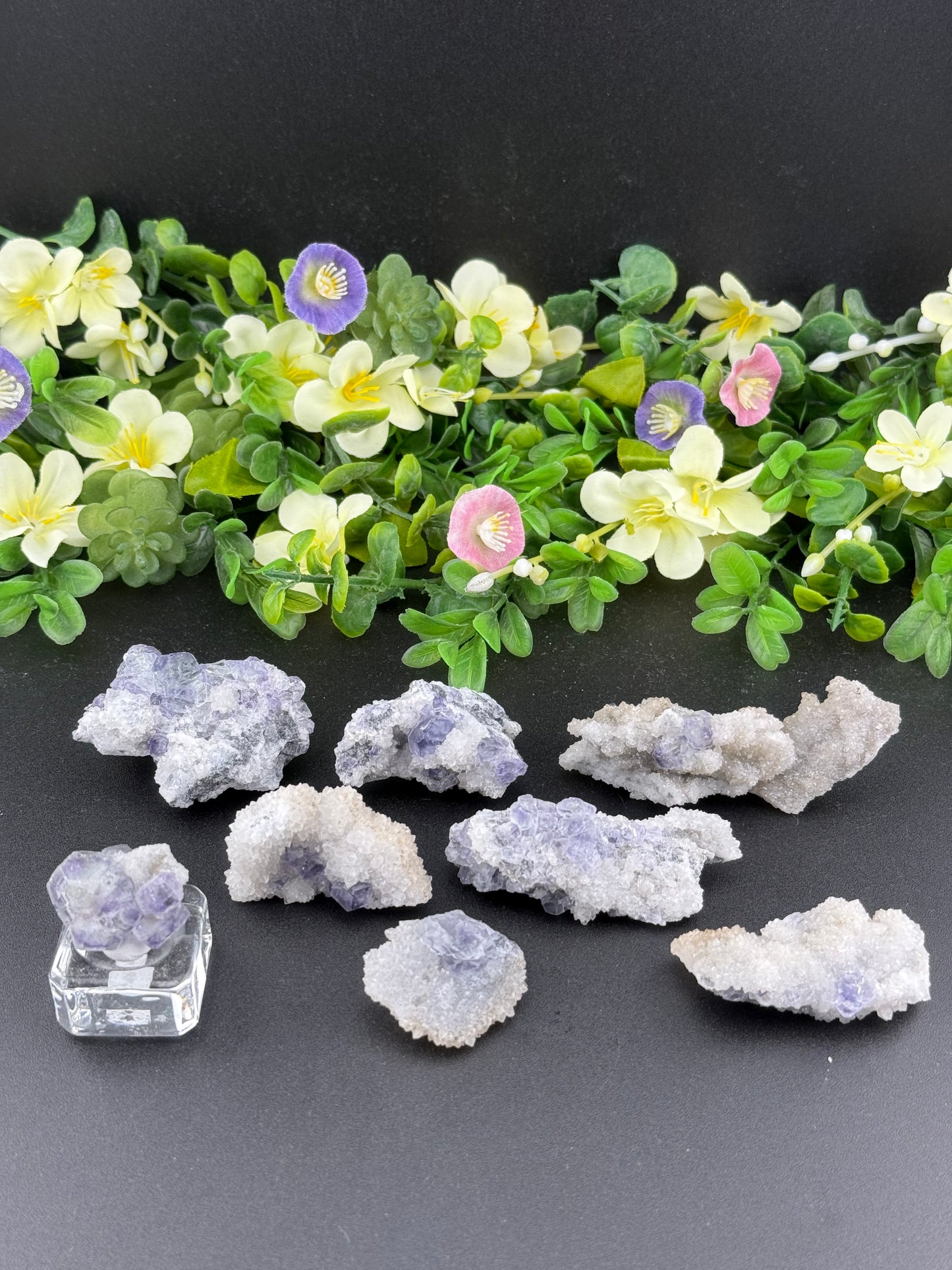 Blue Heart Fluorites