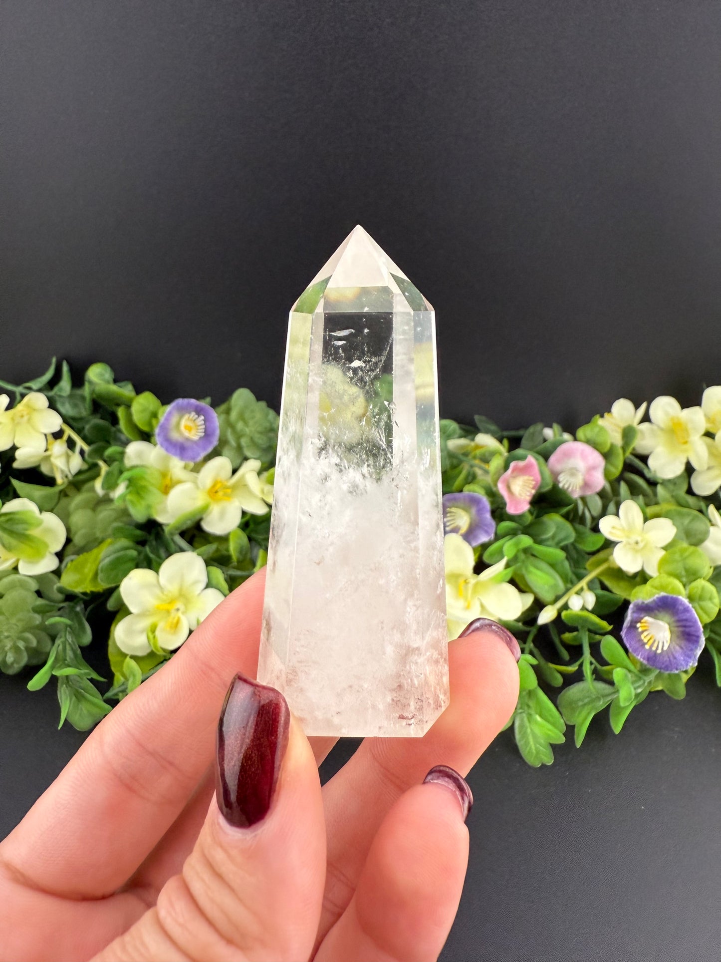 Small Clear Quartz Tower