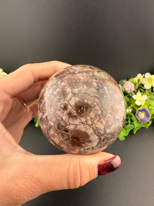 Brecciated Jasper Sphere