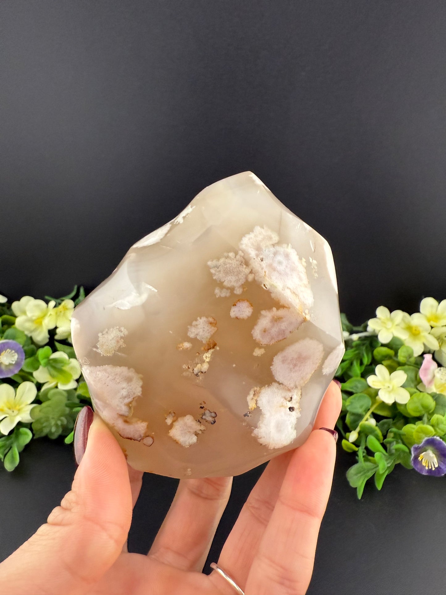 Flower Agate Flame