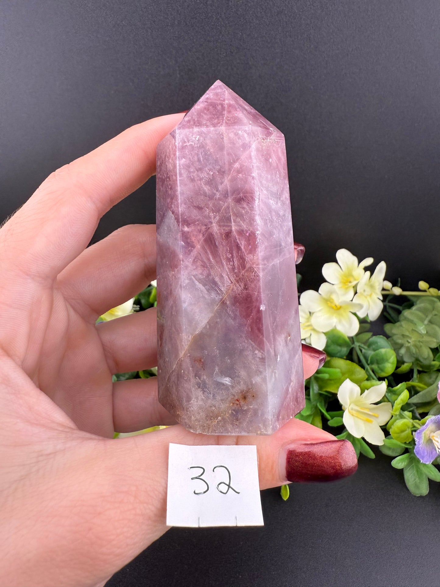 Lavender Rose Quartz Towers